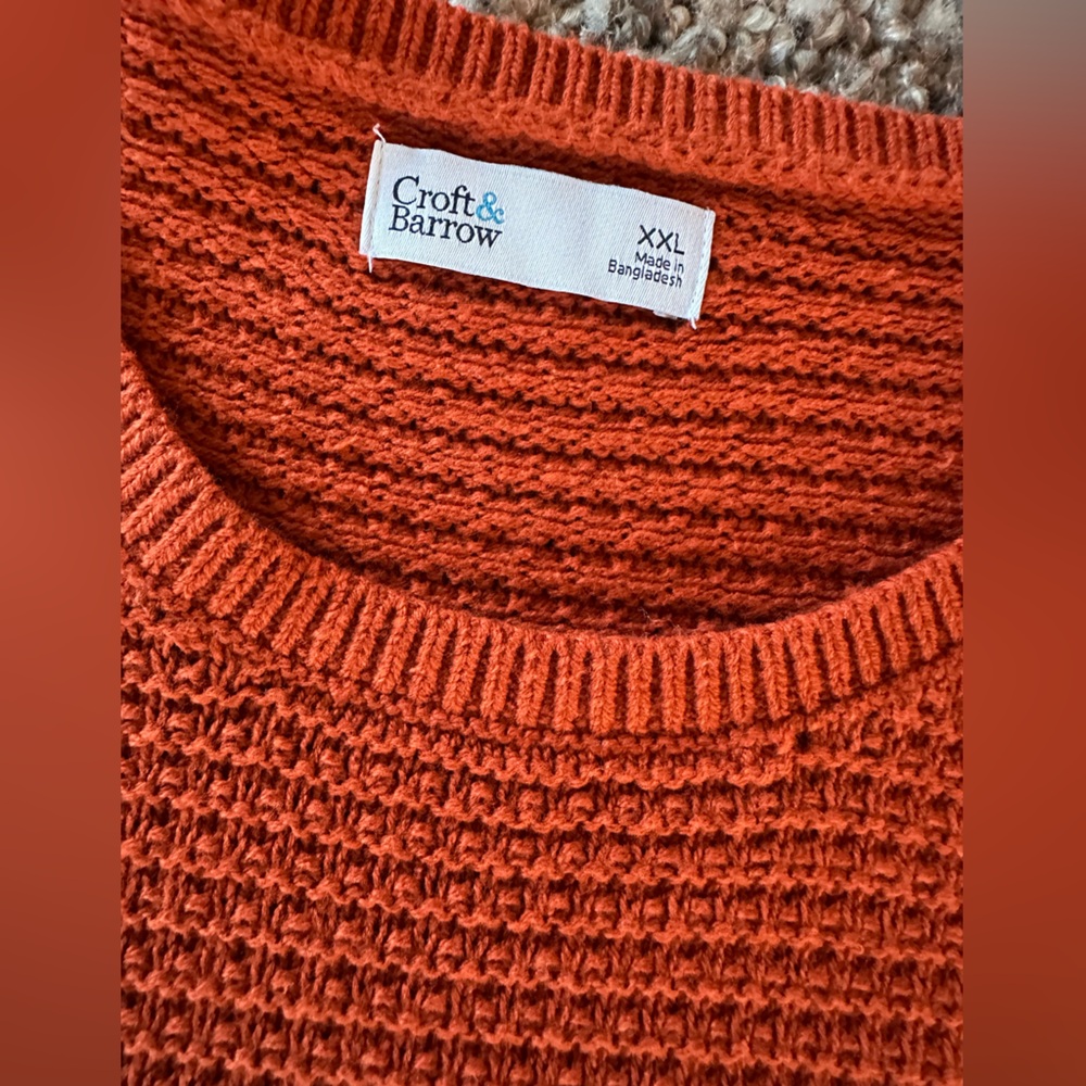 women’s  Rust Sweater - Picture 2 of 3